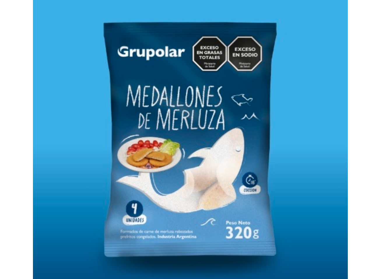 Medallón de merluza 12 x 320Gr