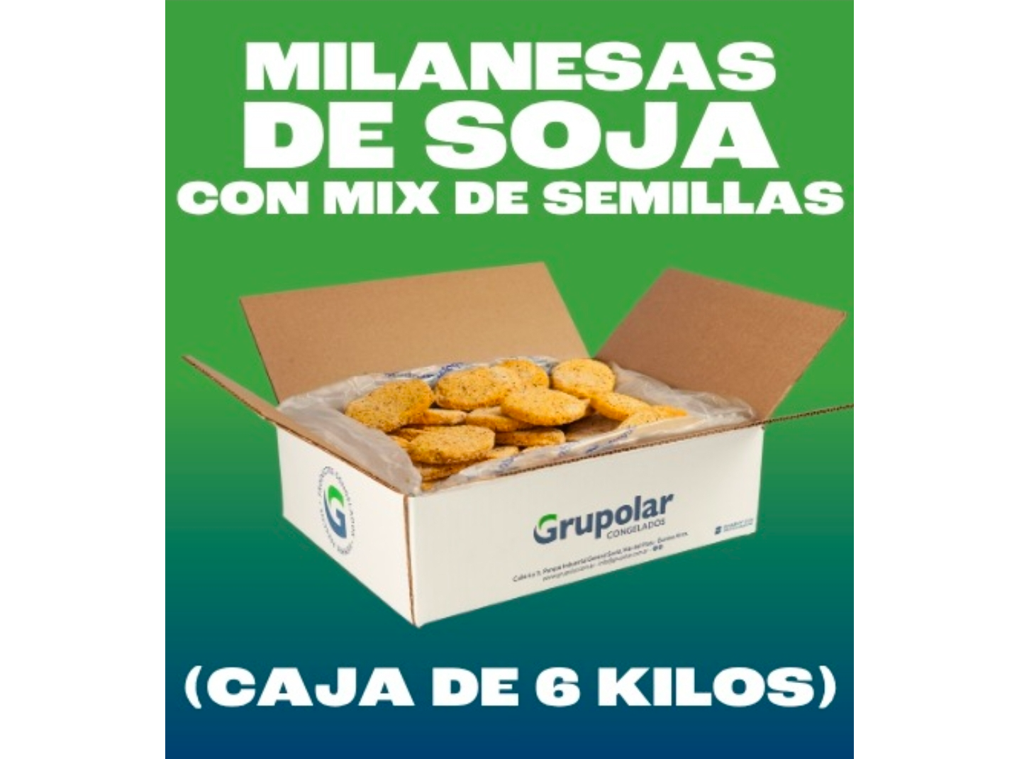Milanesa de soja 6 Kg
