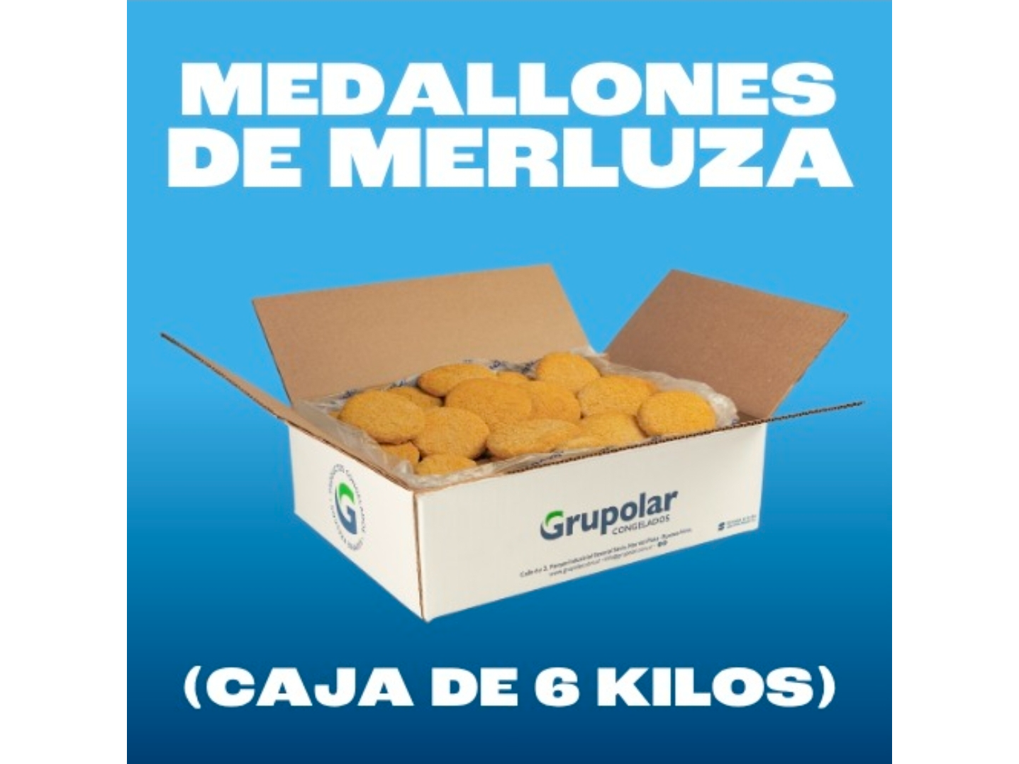 Medallón de Merluza 6Kg