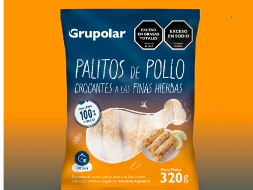 Palitos de pollofinas hierbas 12 x320Gr