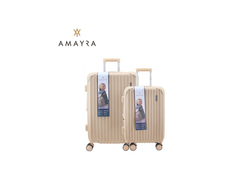 SET VALIJAS 20" 24" ABS ORO AMAYRA