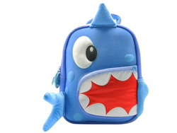 MOCHILA FUNNY LAND TIBURON 11" ESPALDA