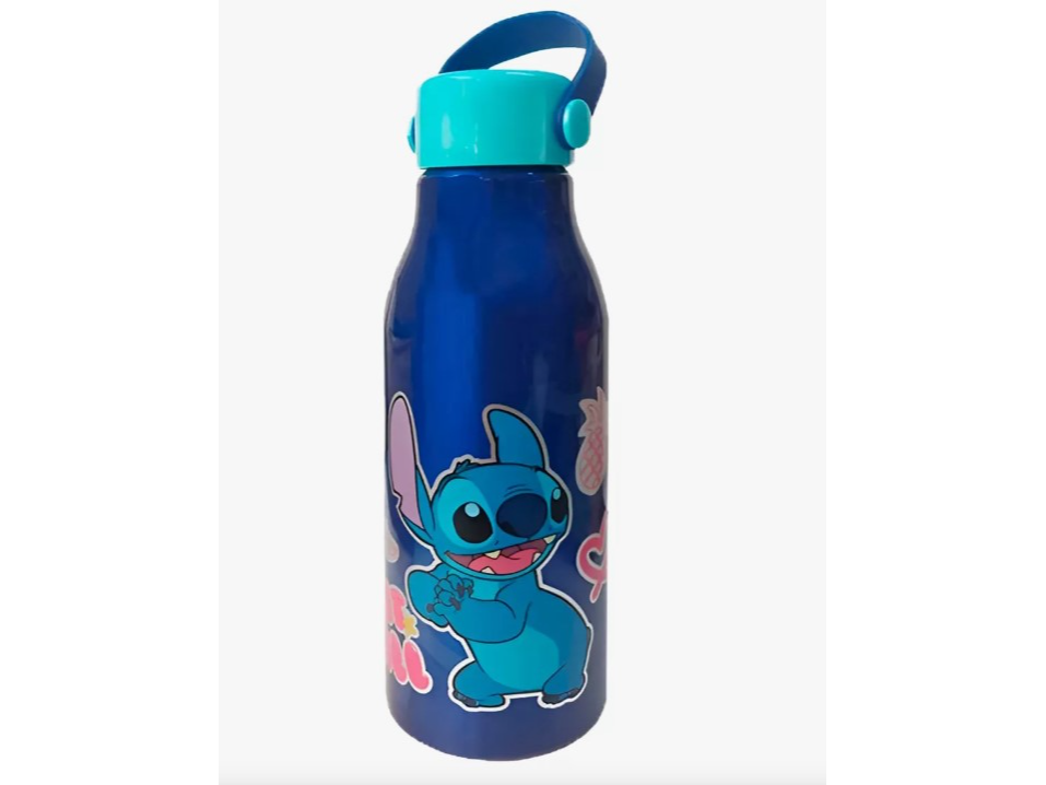 Botella De Aluminio Infantil Stitch