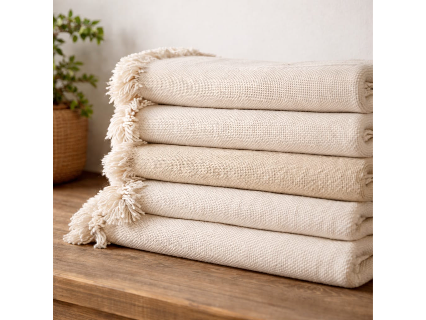 MANTA ALFOMBRA LIVIANA NATURAL