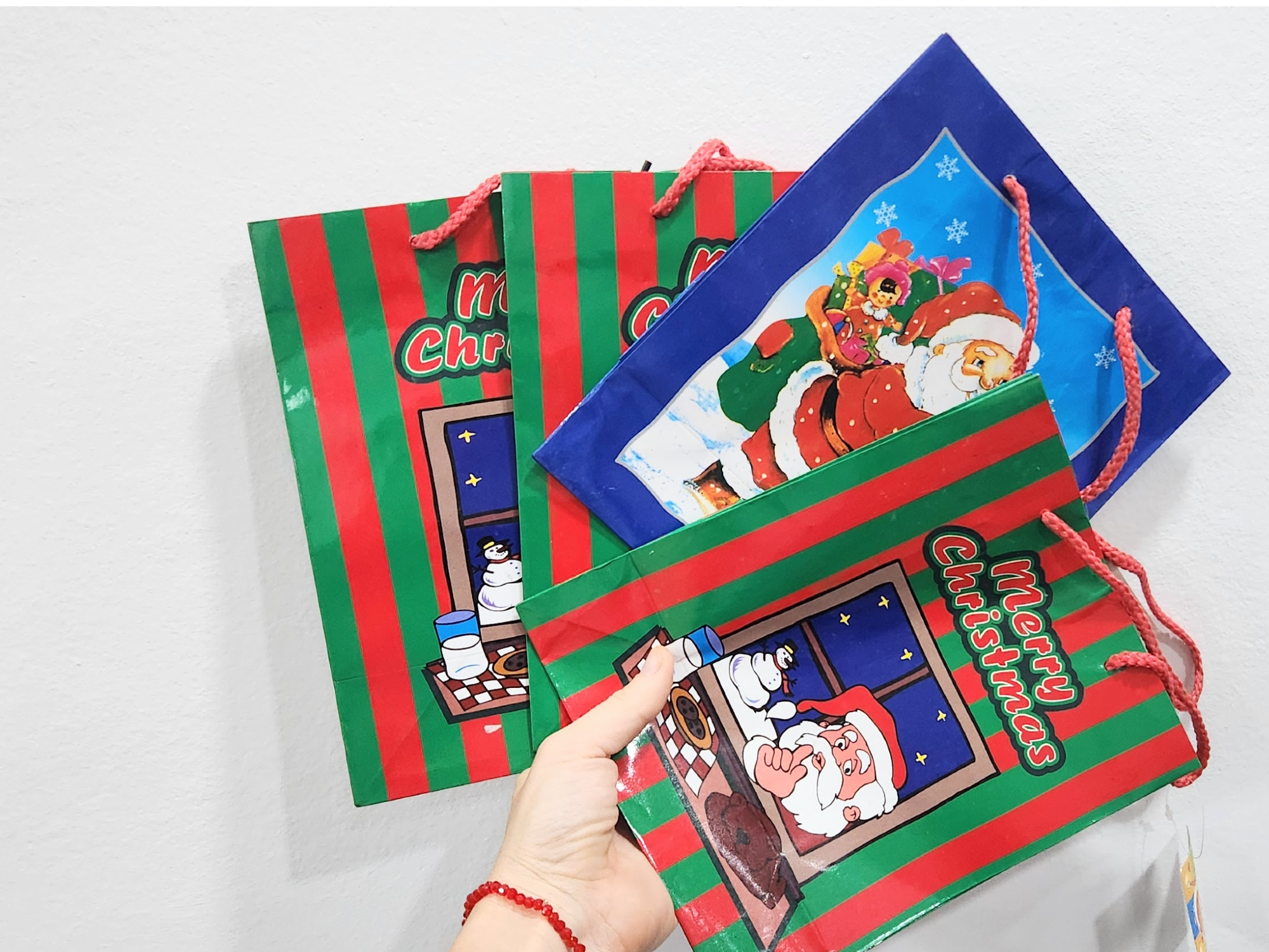 SET X4 BOLSAS NAVIDEÑAS