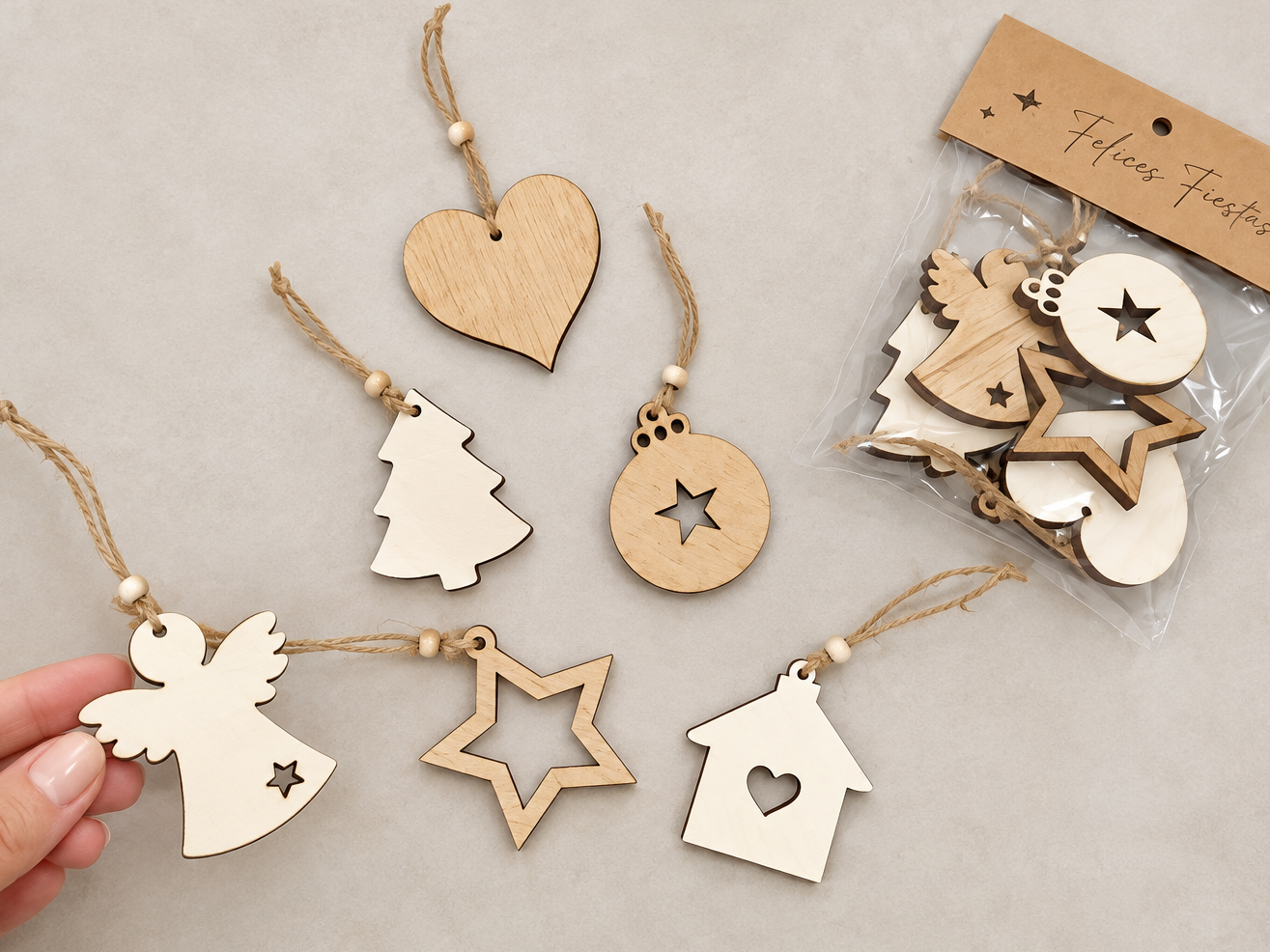 SET ADORNOS MDF