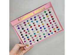 100 ANILLOS METÁLICOS INFANTILES REGULABLES