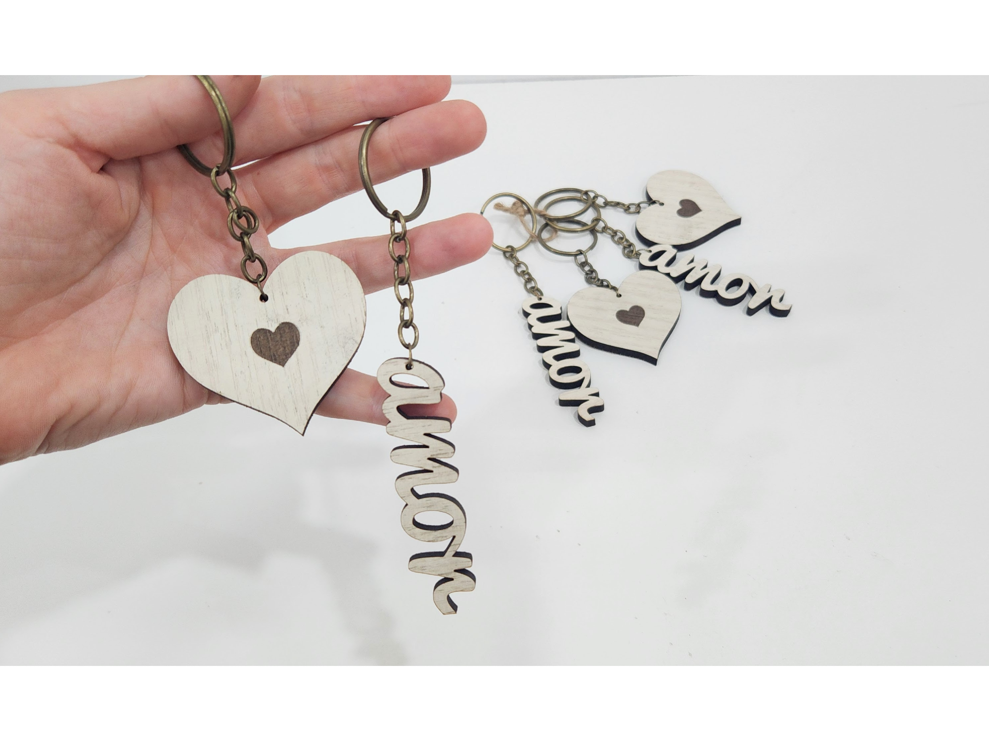 SET LLAVERO AMOR X4 UDS