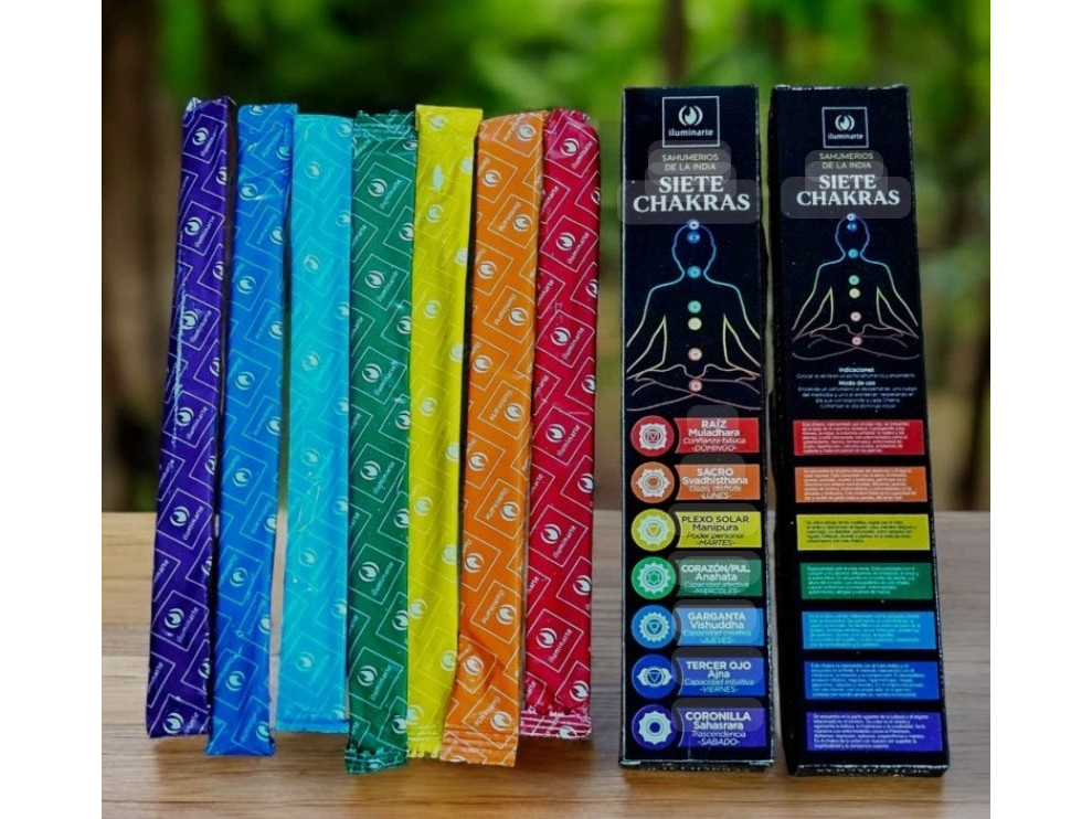 SAHUMERIOS 7 CHAKRAS ILUMINARTE