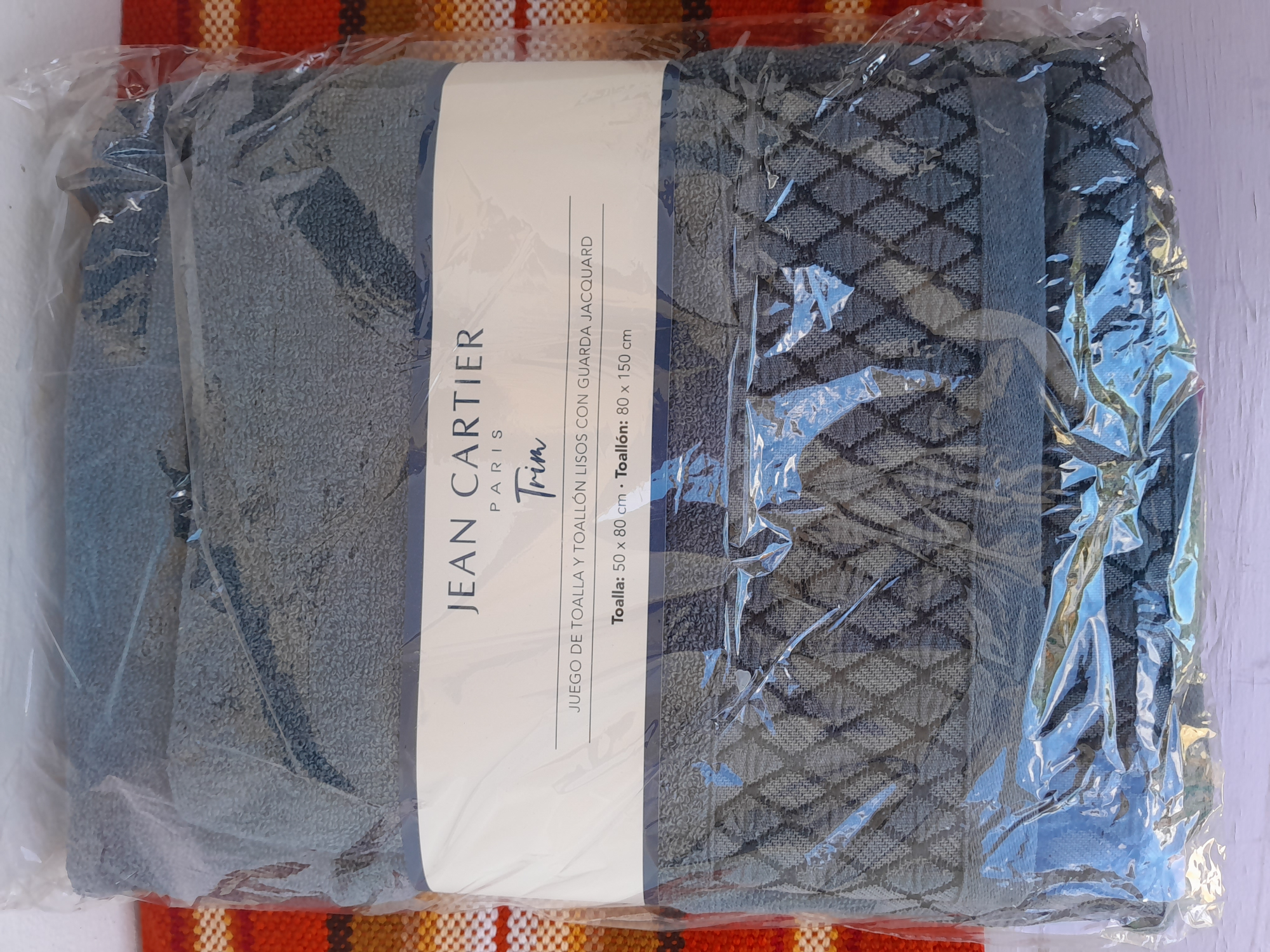 Jgo toalla y toallon jean cartier