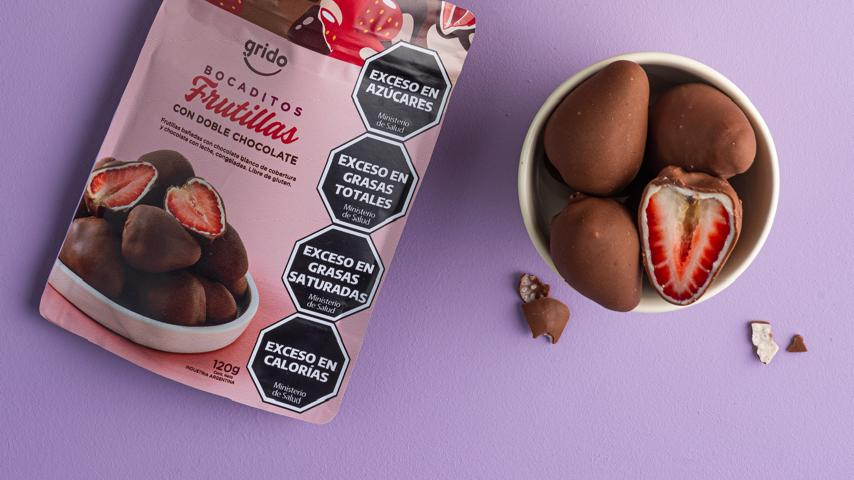 frutas bañadas en Chocolates