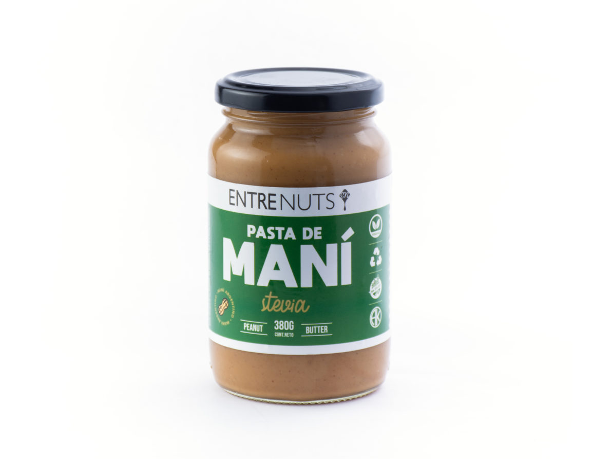 Pasta de Maní Entre Nuts Stevia 380g