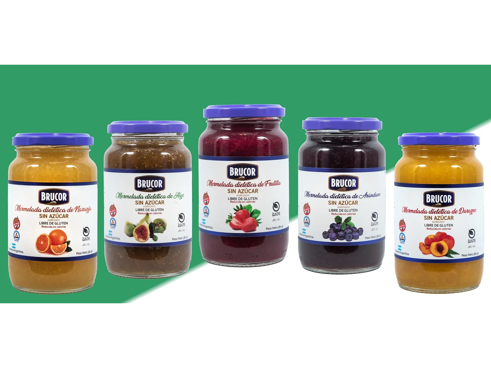 Mermelada Brucor 450g sin azúcar