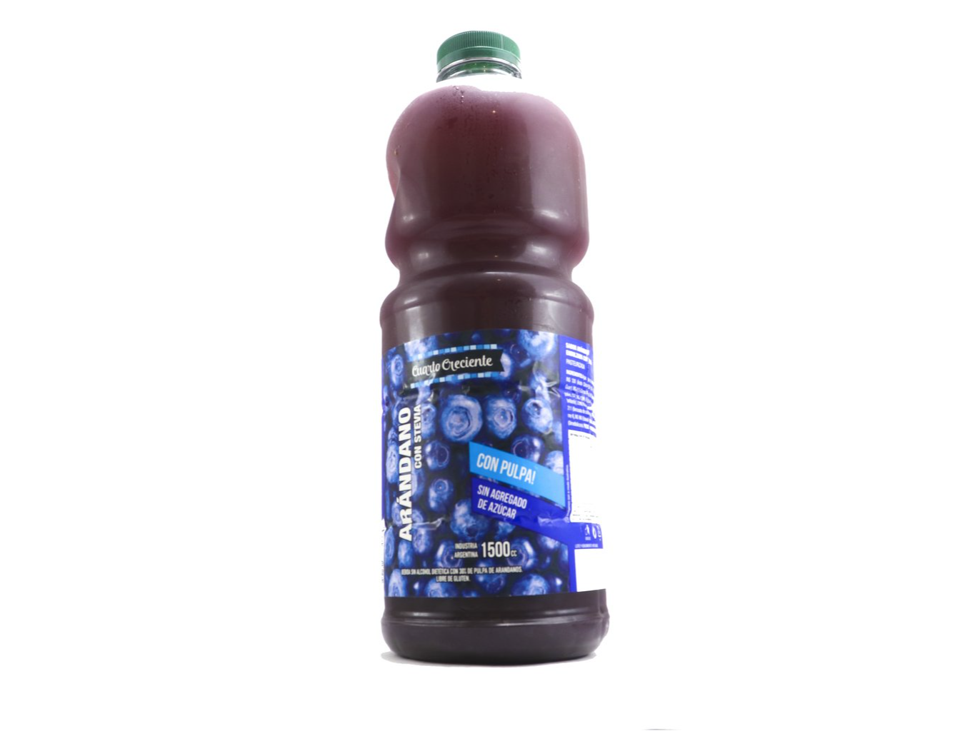 Jugo Cuarto Creciente Arándanos con stevia 1,5 litros