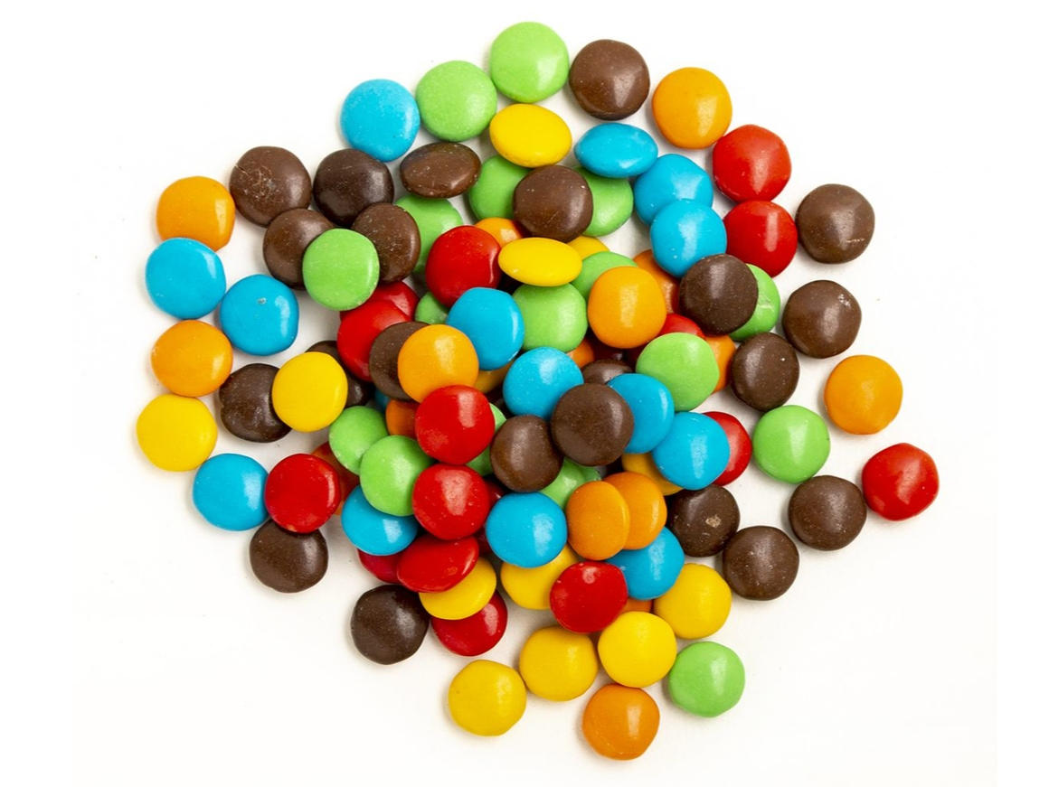 Lentejas de chocolate (Rocklets)