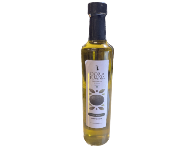 Aceite de Oliva 500cc vidrio virgen extra Doña Juana