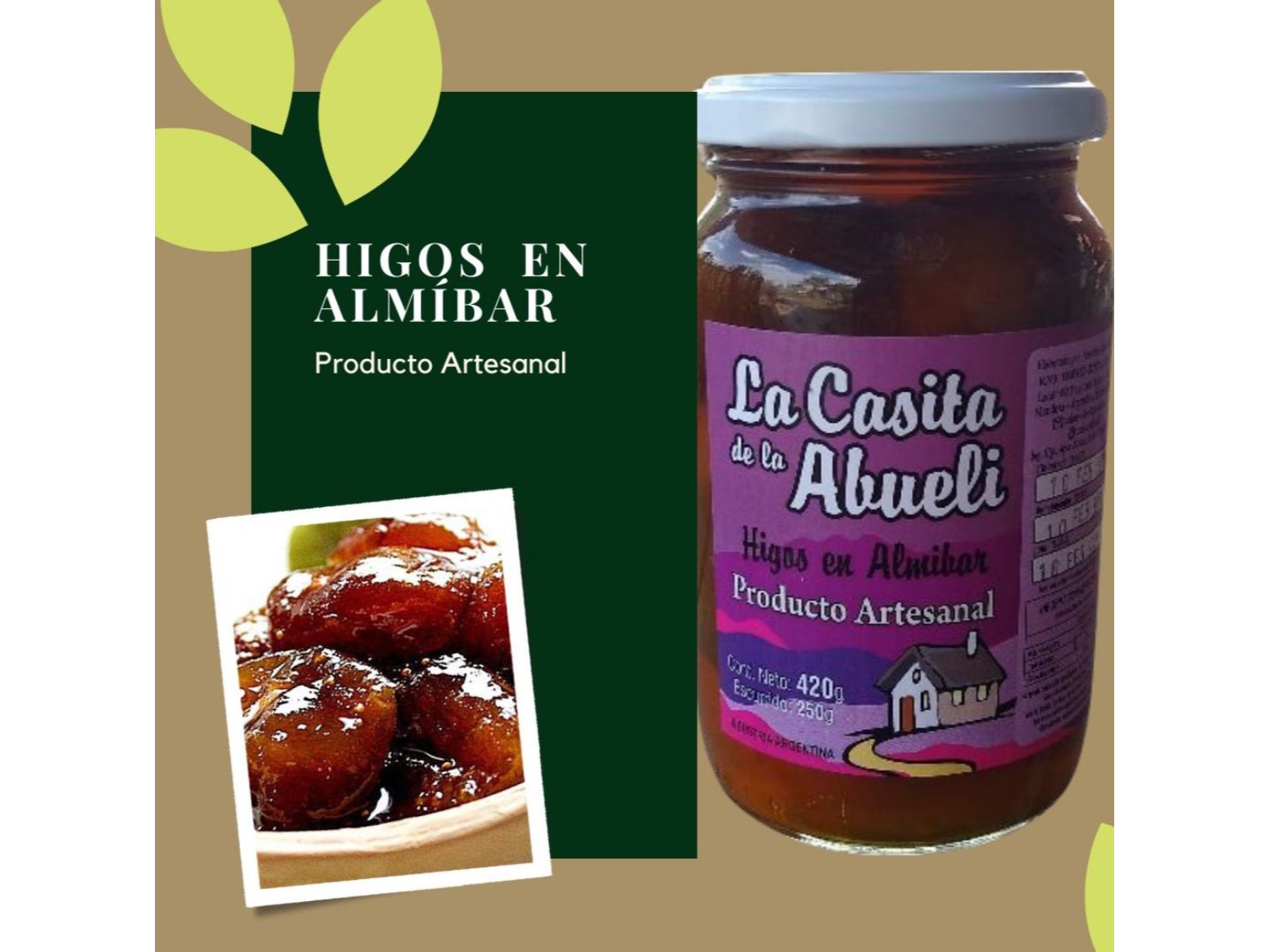 Higos en Almibar 450g La casita de la Abueli