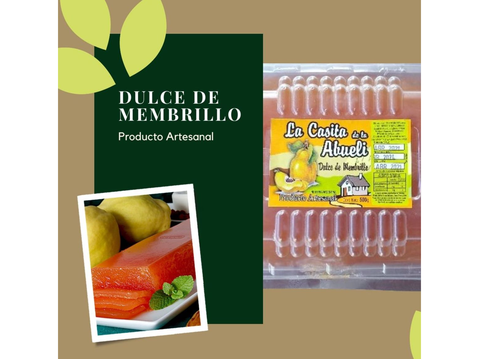 Dulce de membrillo 500g La casita de la Abueli