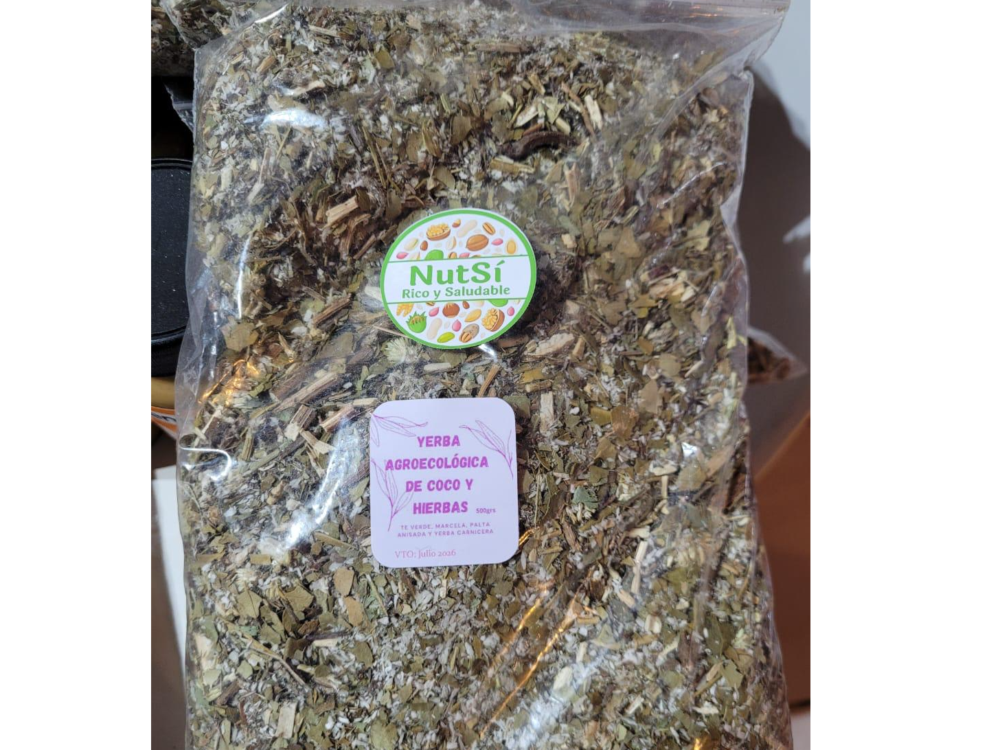 Yerba Mate con Hierbas y Coco 500g