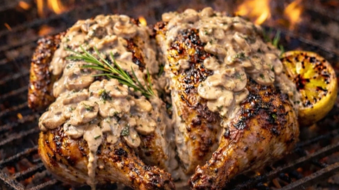 POLLO CON CHAMPIÑON