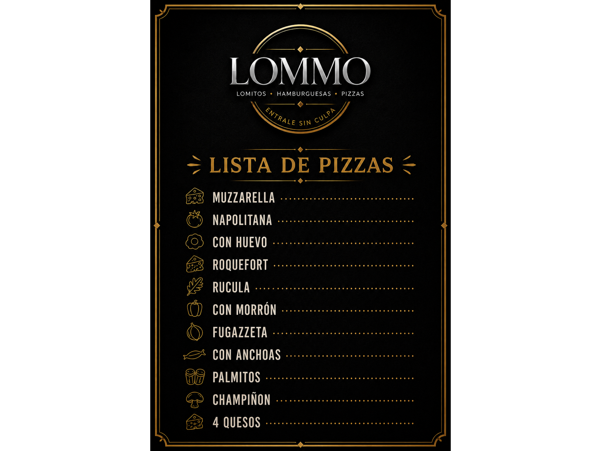 2 PIZZAS UNA COMUN Y UNA A ELECCIÓN ESPECIAL