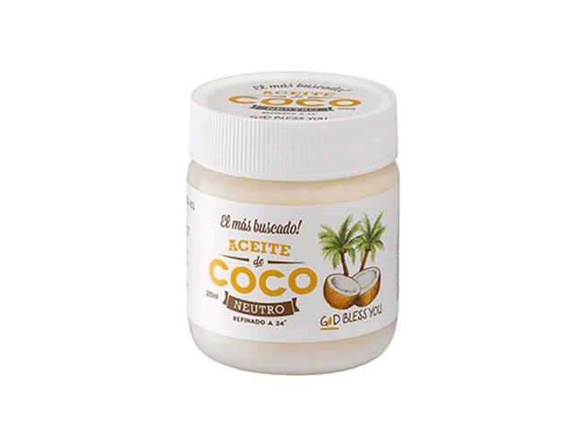 Aceite de coco Neutro 225ml - God Bless You
