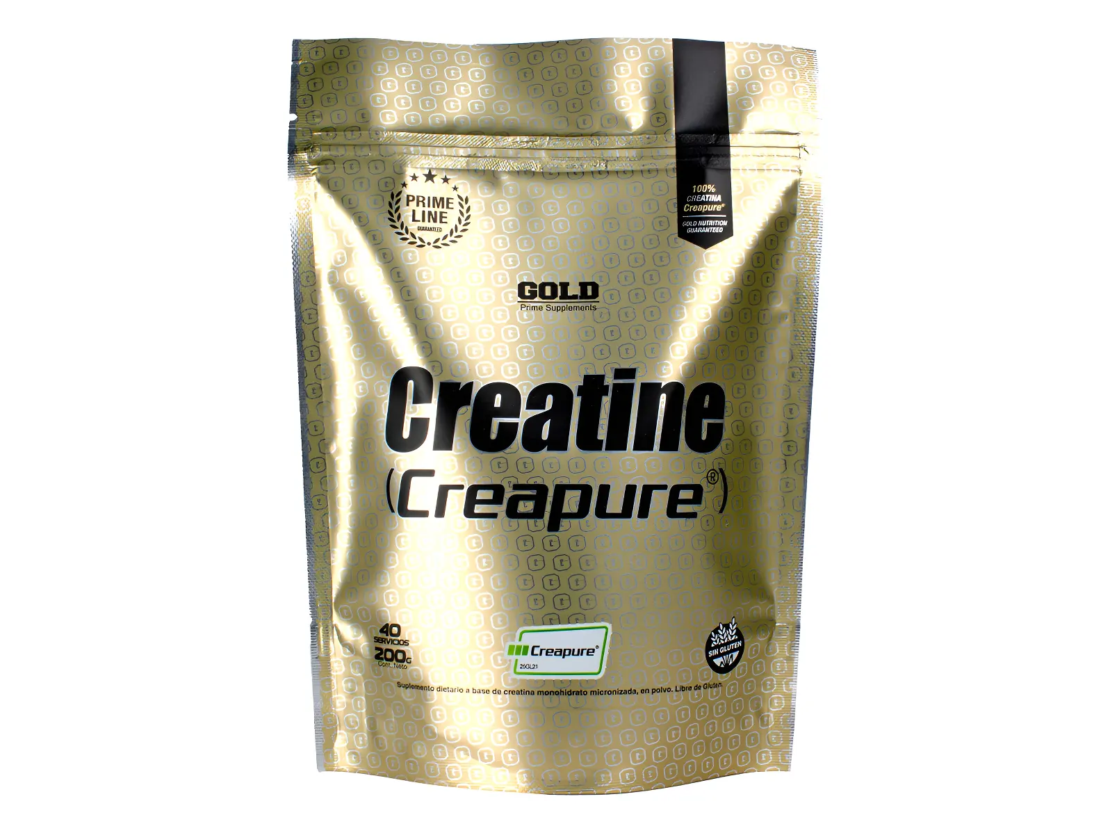 Creatina Creapure  Monohidrato 200g Gold Nutrition