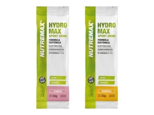 Hydromax Sport drink  Isotónica Nutremax 33gr