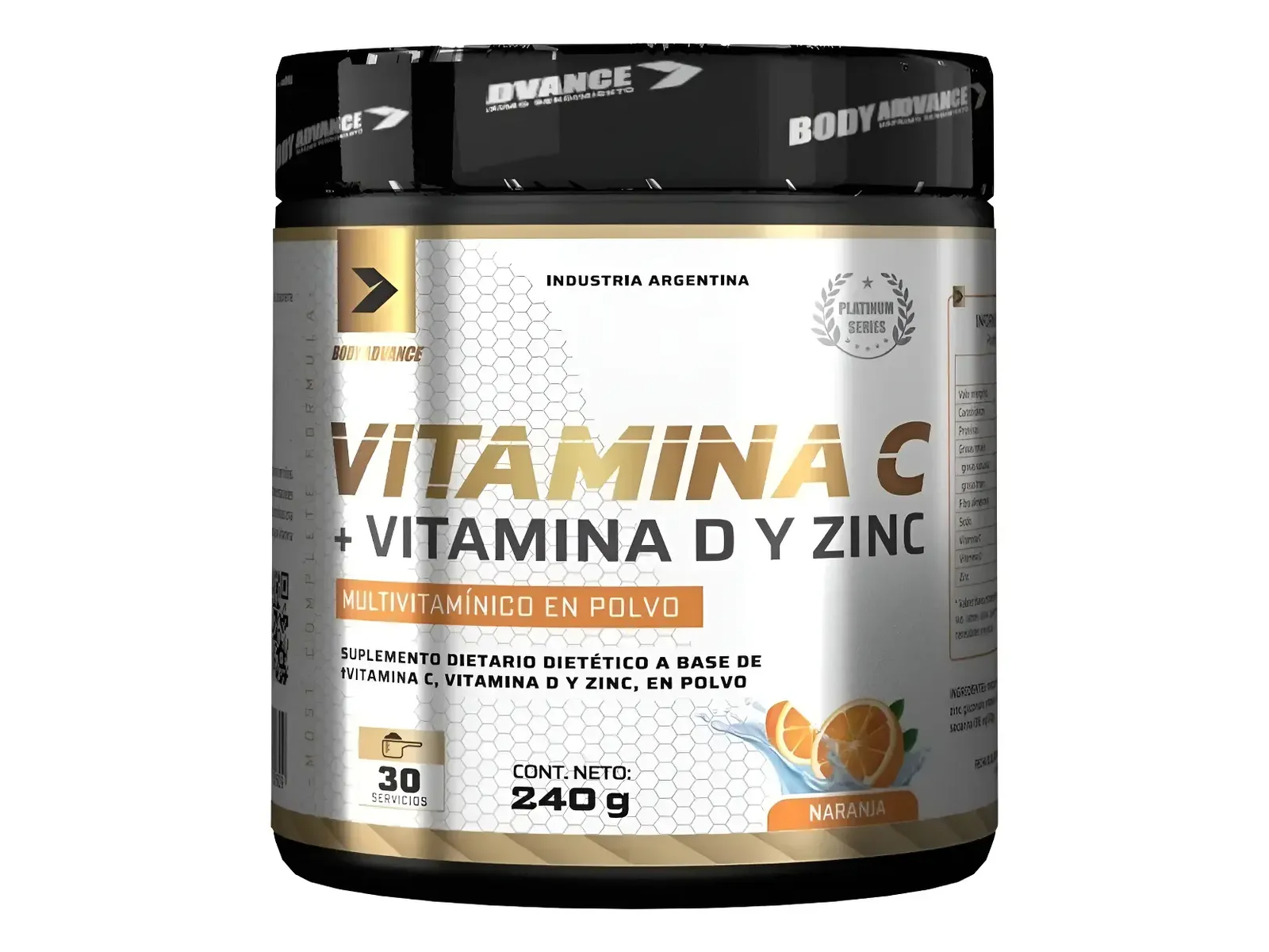 Vitamina C Body Advance + Vitamina D Y Zinc