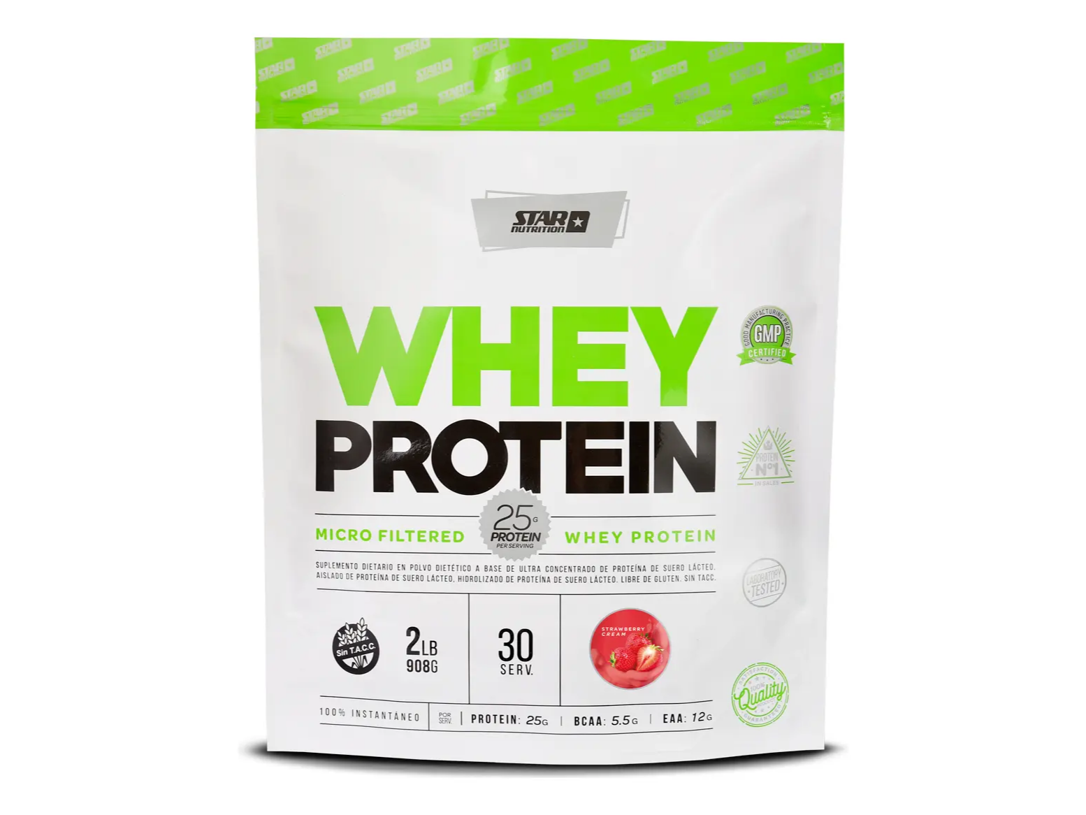 Whey Protein Platinum bolsa 2lbs - Star Nutrition