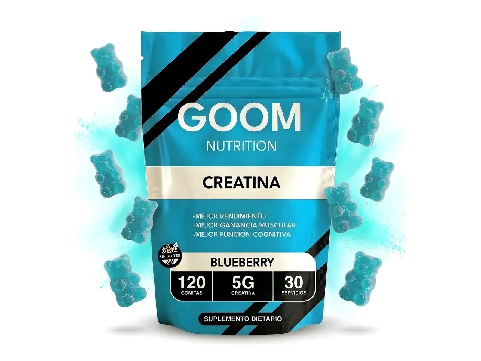 Gomitas Creatina 5g Monohidratada Micronizada Goom Nutrition