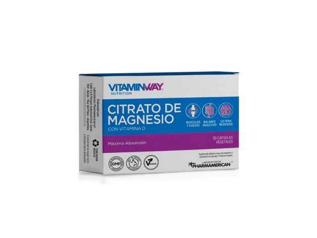 Citrato de magnesio 30c - Vitaminway