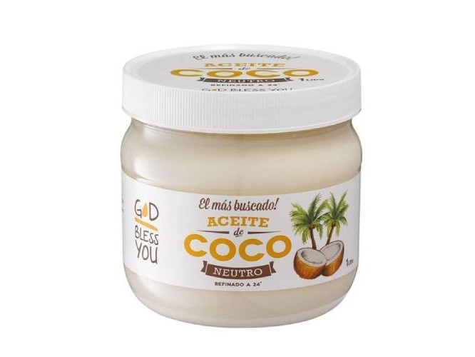 Aceite de coco Neutro 1000ml - God Bless You
