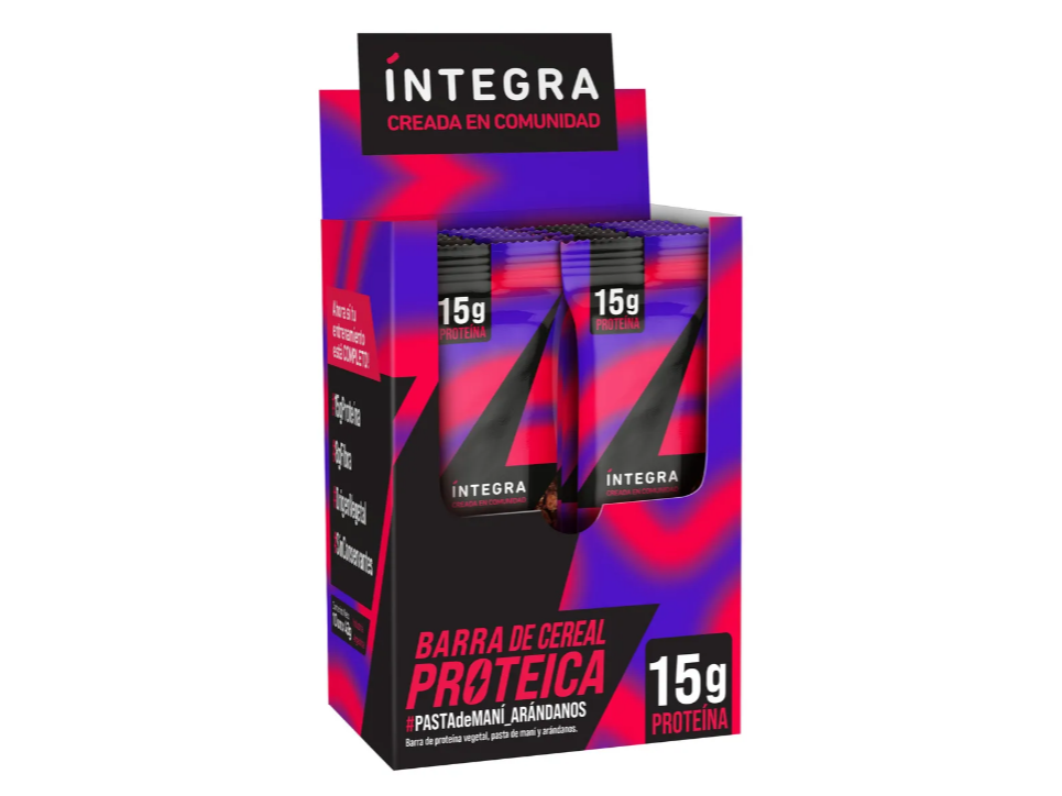 Barra cereal proteica 15g - Integra