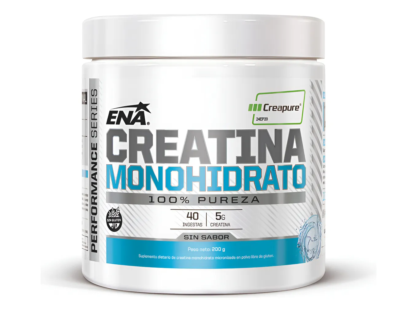Creatina Creapure Monohidrato Ena Sport 100% Pura Micronizada 200g