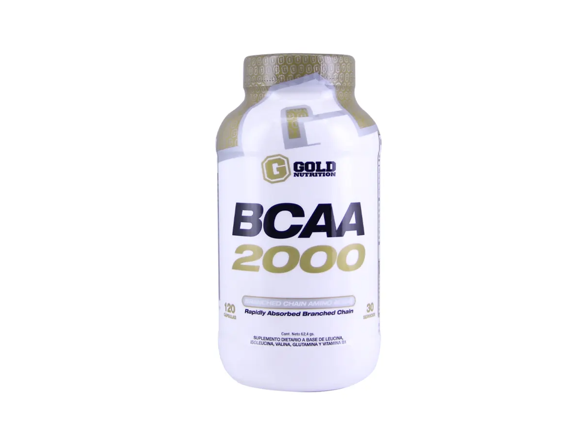 BCAA 2000 120c Gold Nutrition