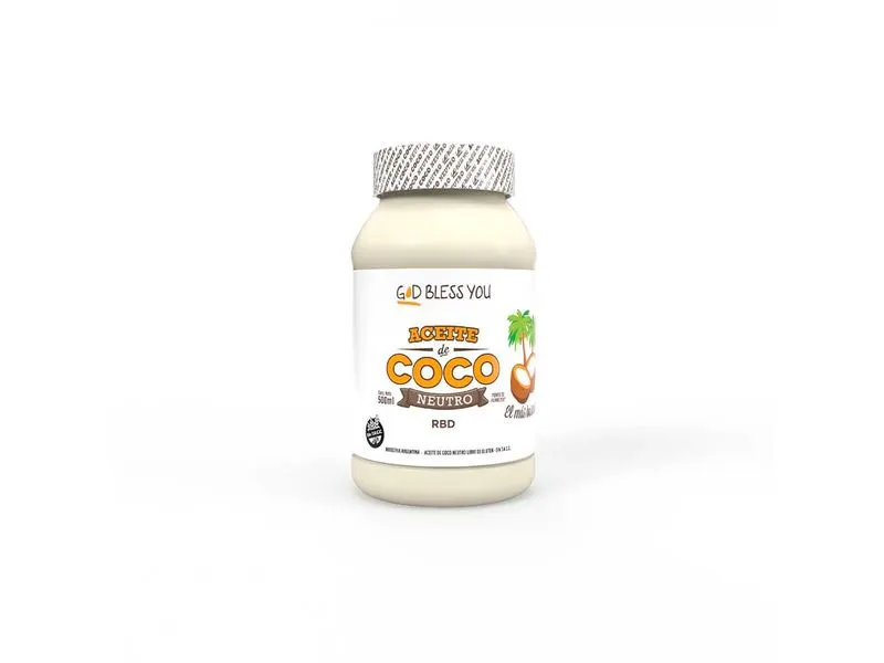 Aceite de coco Neutro 500ml - God Bless You