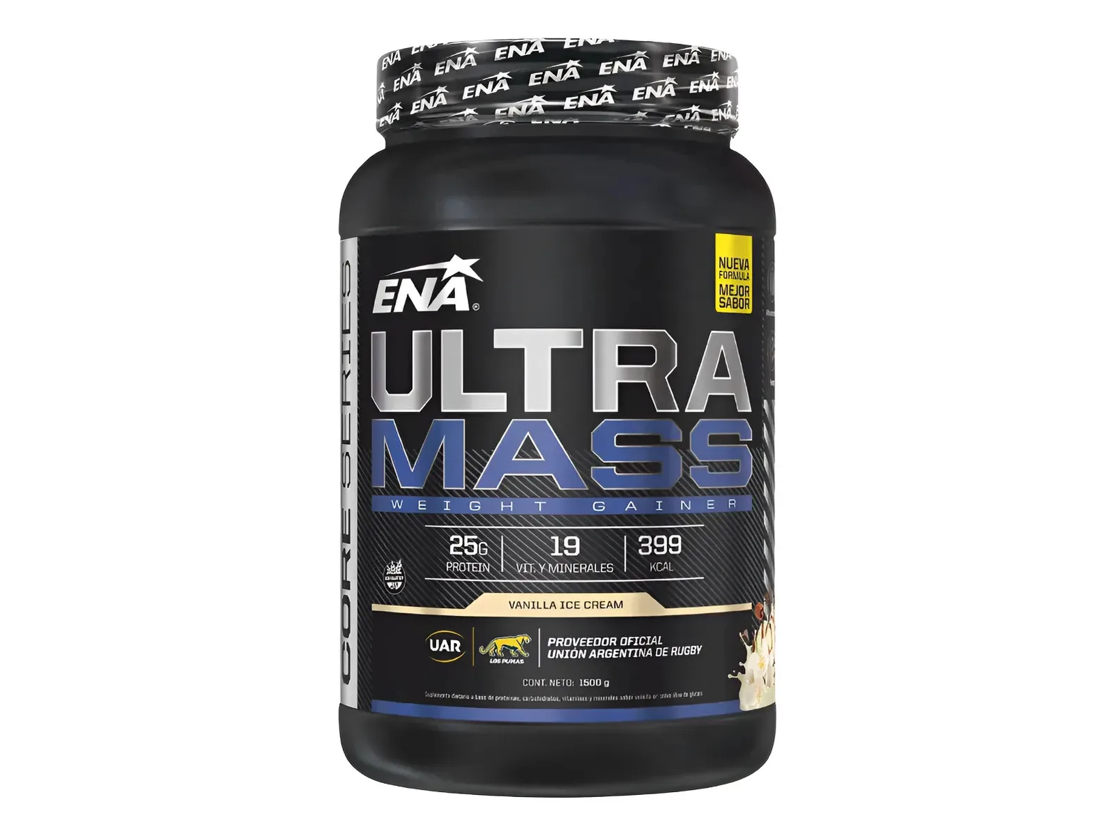 Suplemento Ganador De Peso Ultramass (1.5 Kg) Sabor Vainilla