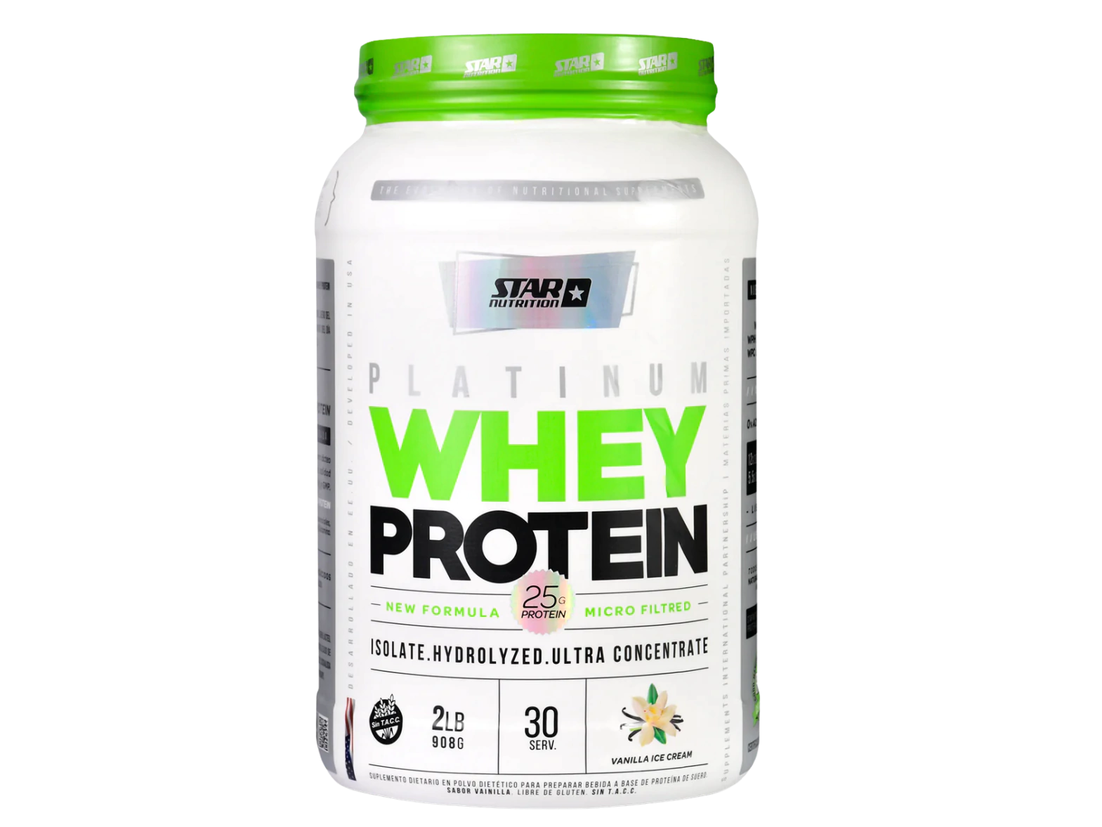 Platinum Whey Protein Pote 2lbs - Star Nutrition