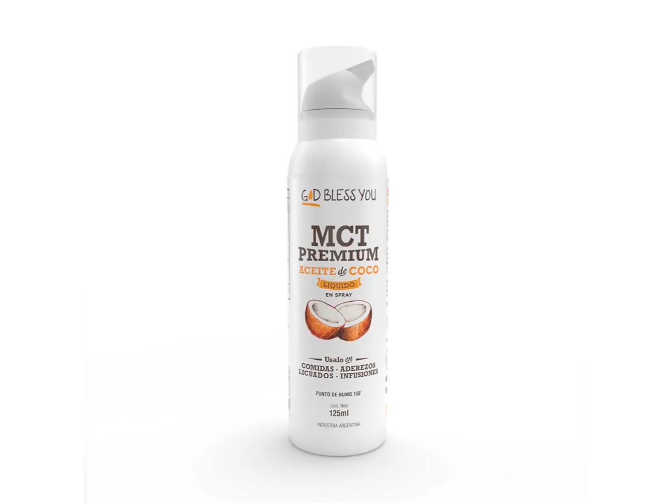 Aceite de coco Spray 125ml - God Bless You
