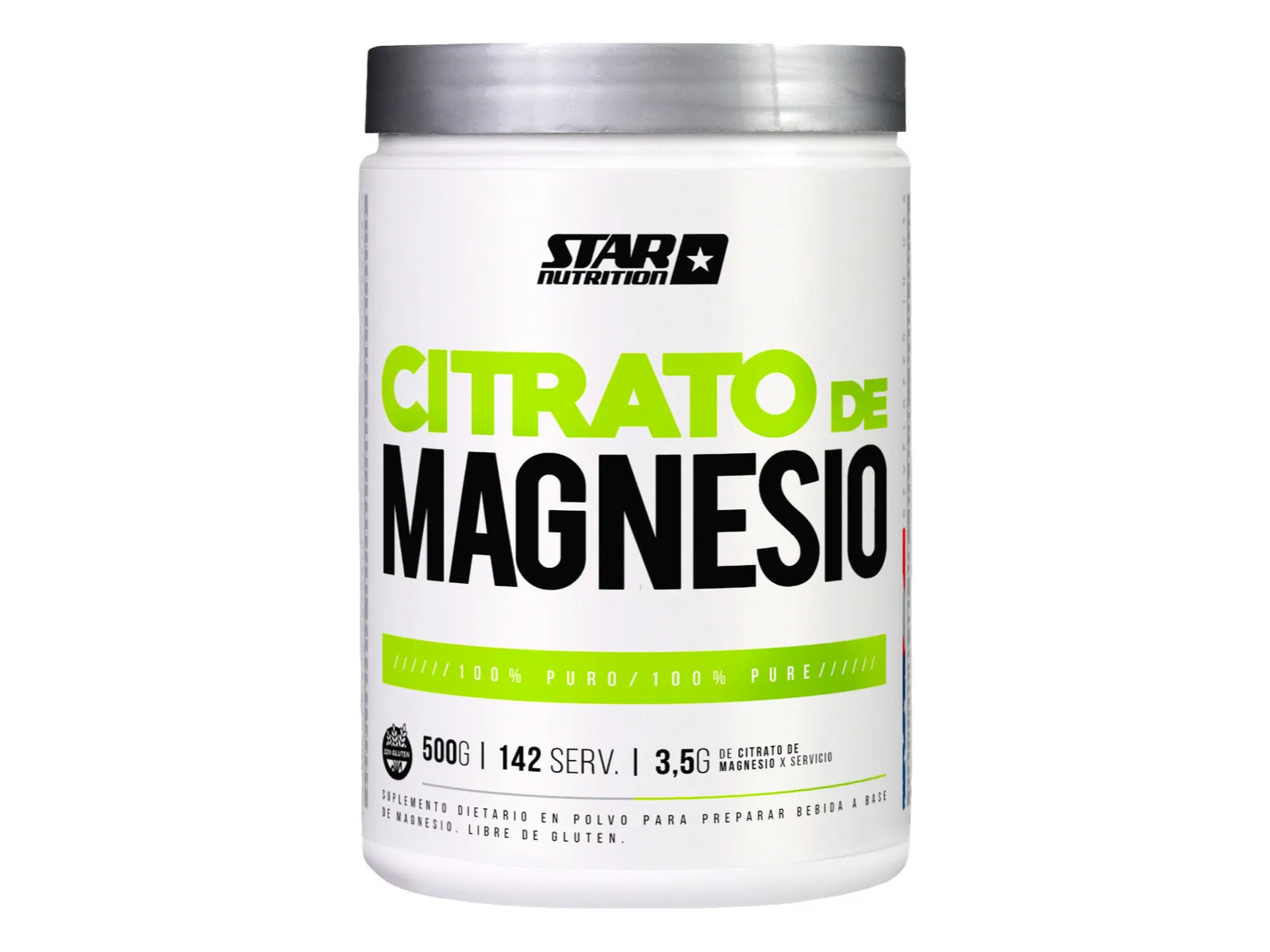 Citrato De Magnesio En Polvo 500gramos - Star Nutrition
