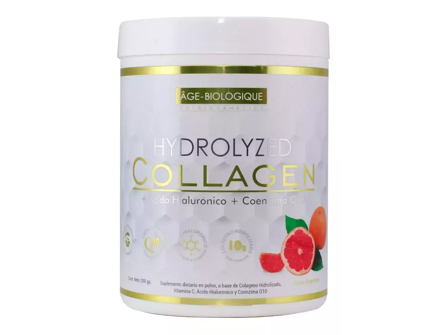 Colageno hidrolizado con acido hialuronico Age Biologique