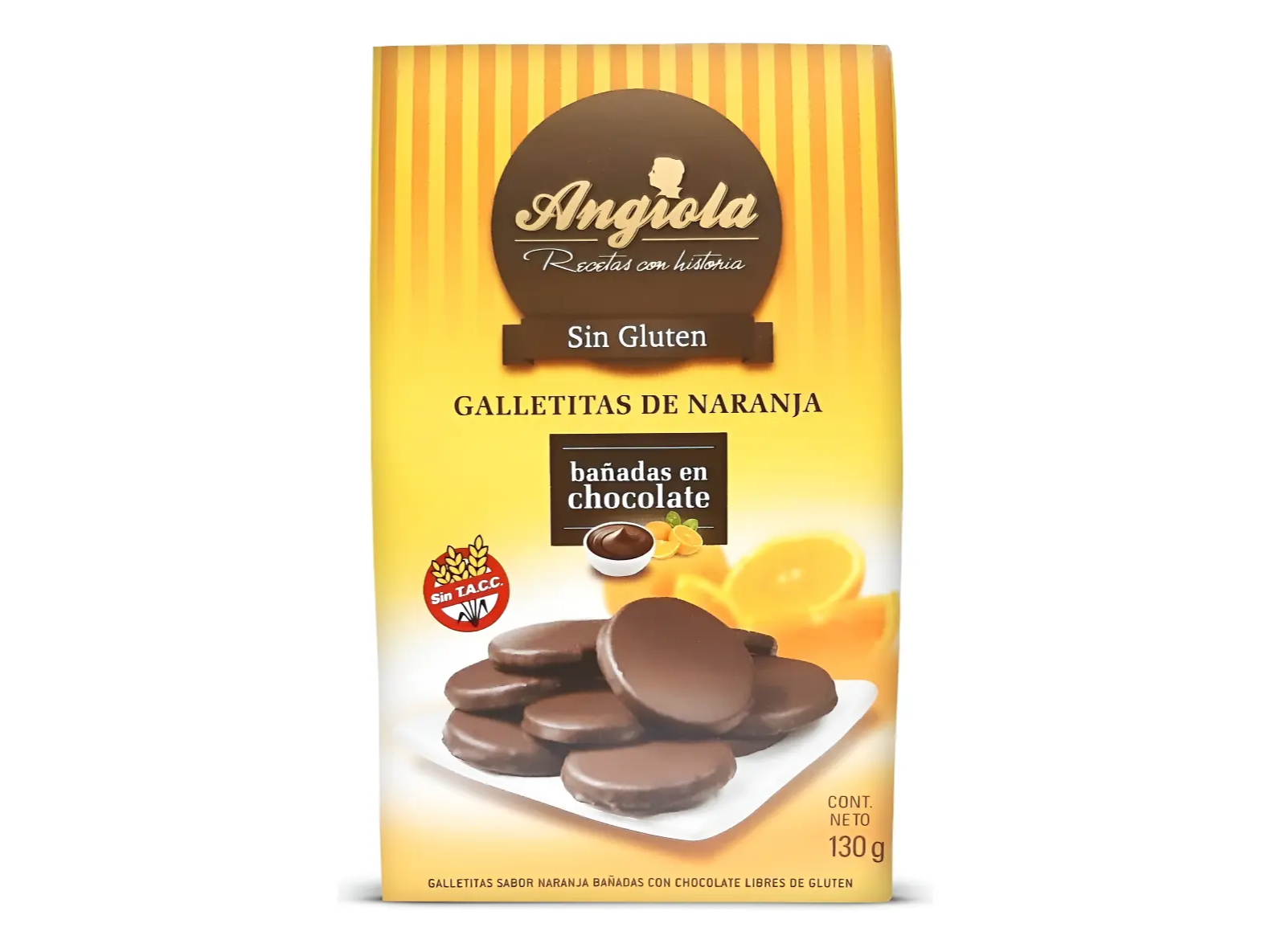 Galletitas Angiola Bañadas en chocolate