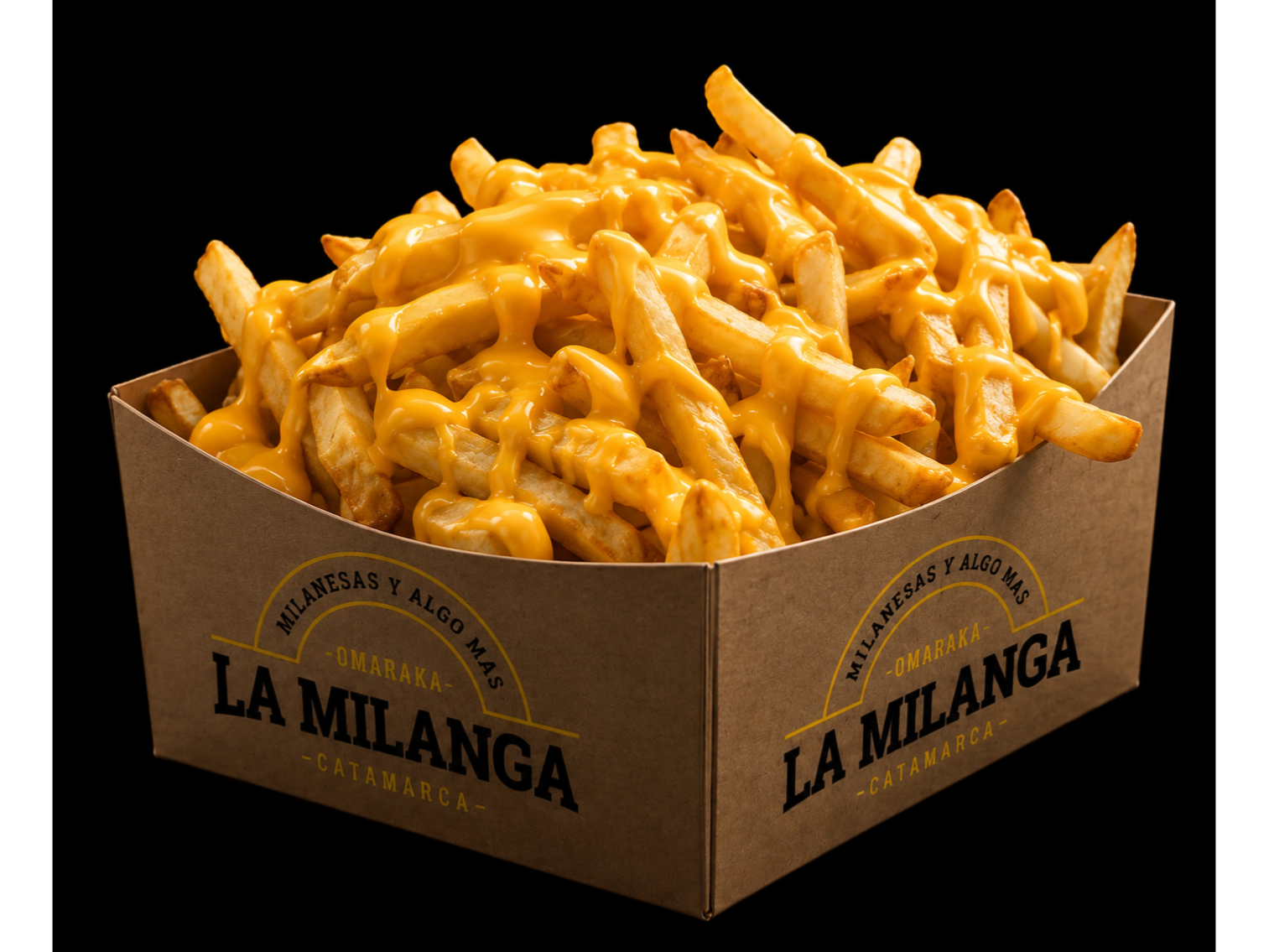 Papas con chedar liquido