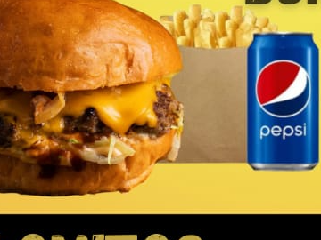 Burguer Smash + Pepsi