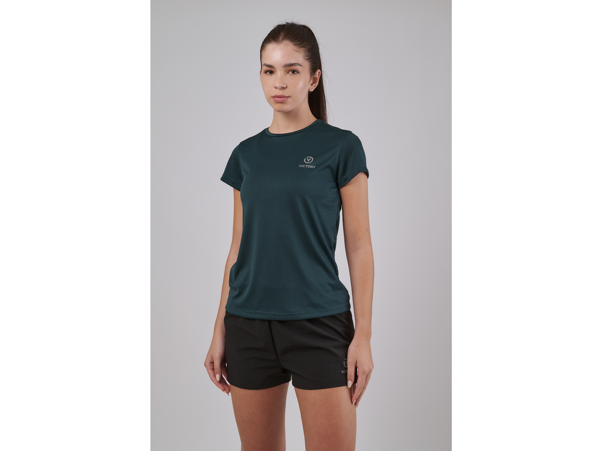 Camiseta Fit Dama Verde