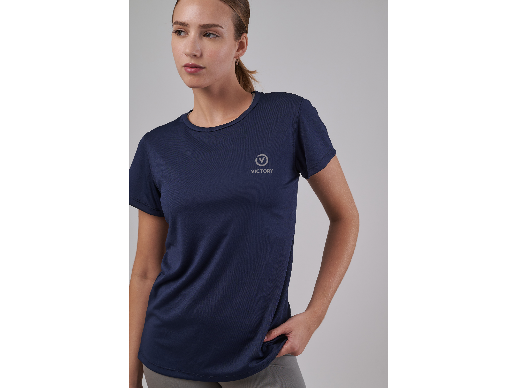 Camiseta Fit Dama Azul de VICTORYSPORT