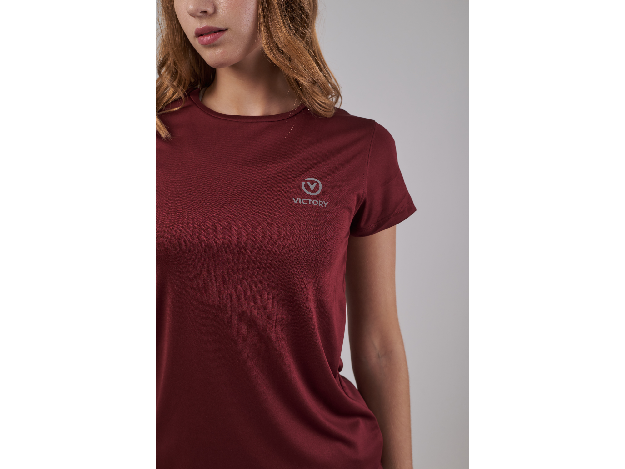 Camiseta Fit Dama Bordo