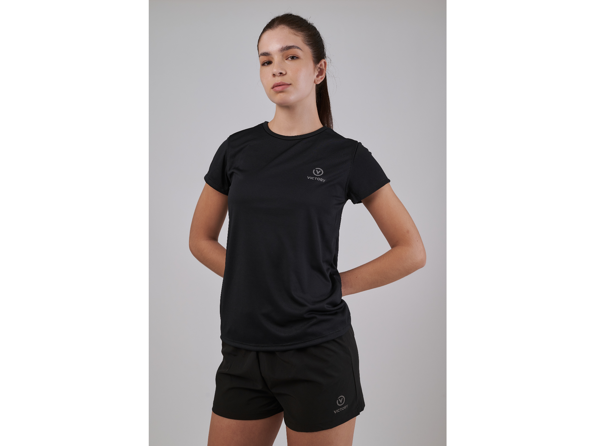 Camiseta Fit Dama Negro