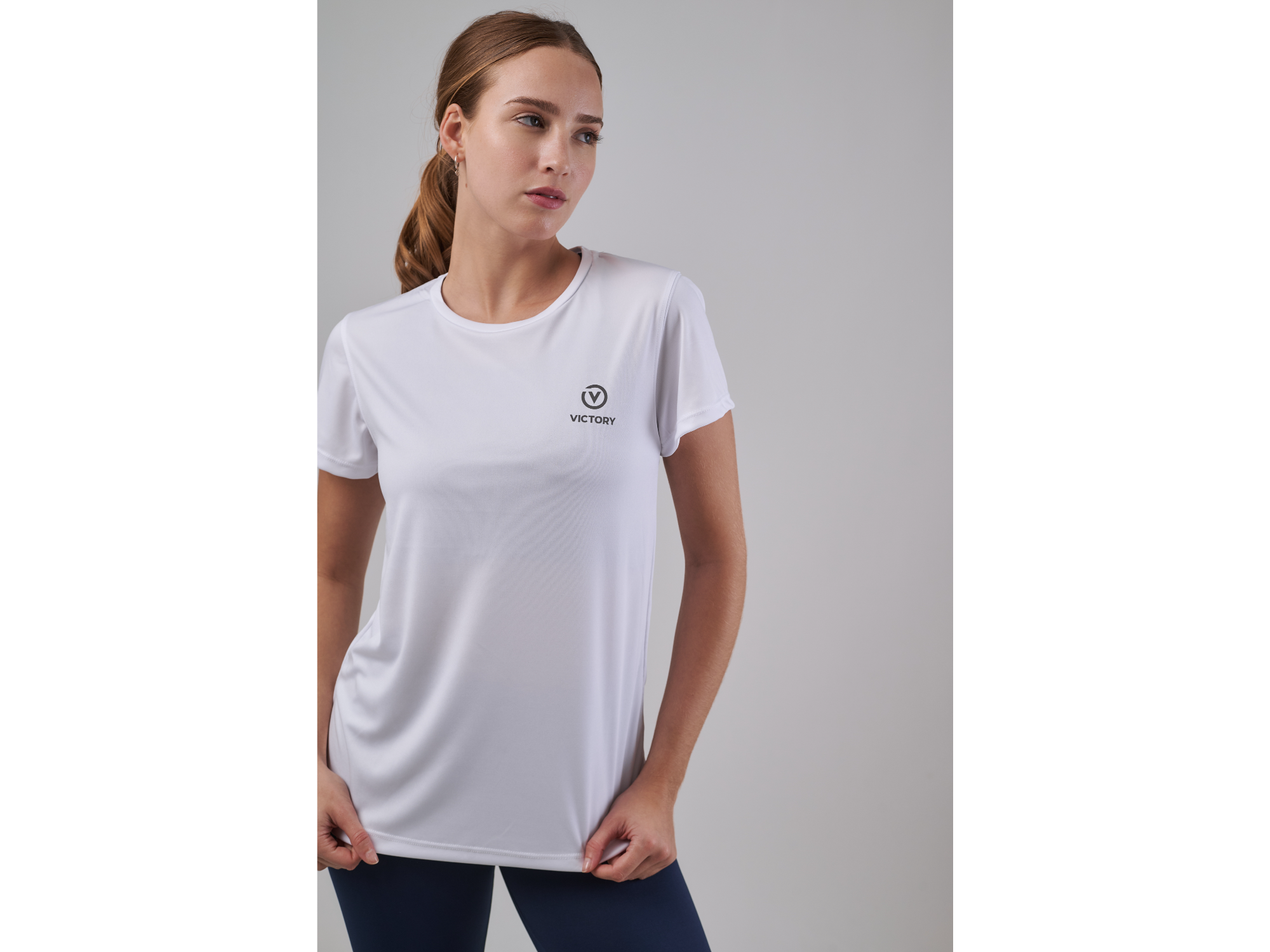 Camiseta Fit Dama Blanco